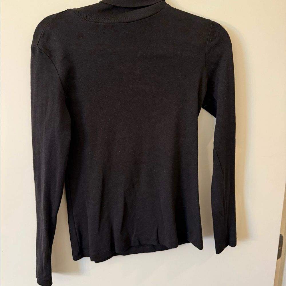 Susan Bristol Classic Black Long Sleeve Top